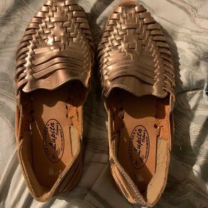 Mexican Huaraches in Rose Gold